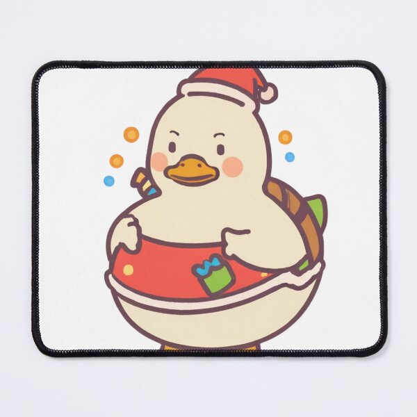 Item preview, Christmas Duck with Santa Hat and Holiday Gifts designed and sold by Spicex2.