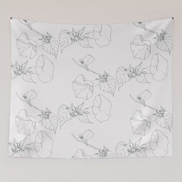 Item preview, Vietnam Wild Flower Line Art 6 designed and sold by tuyetstudio.