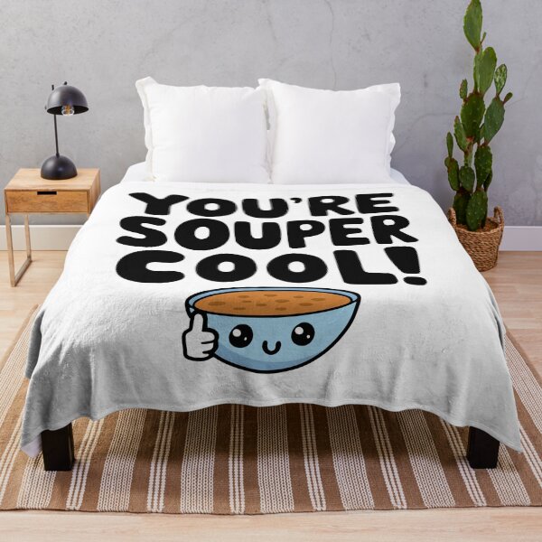 Item preview, You're Souper Cool! Cute Super Soup Pun designed and sold by PMCreative.
