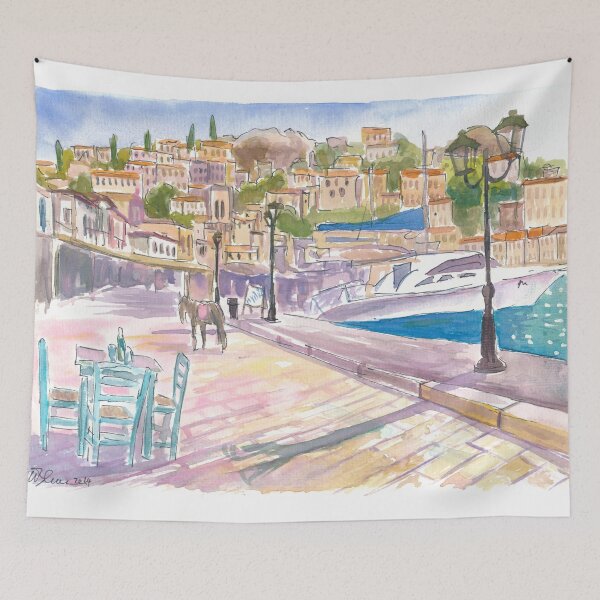 Item preview, Serenade of Hydra with Tranquil Waters and Timeless Charm designed and sold by artshop77.