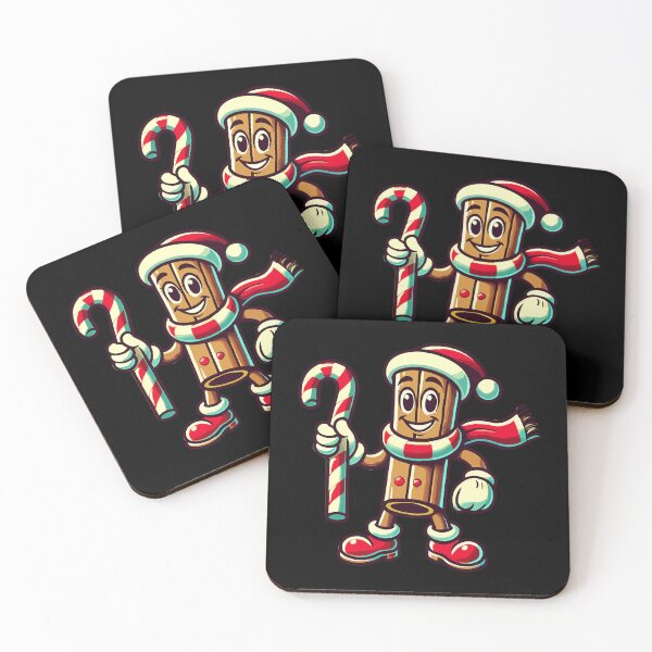 Item preview, Cinnamon Stick Holiday Joy Cartoon designed and sold by LuminOrb.