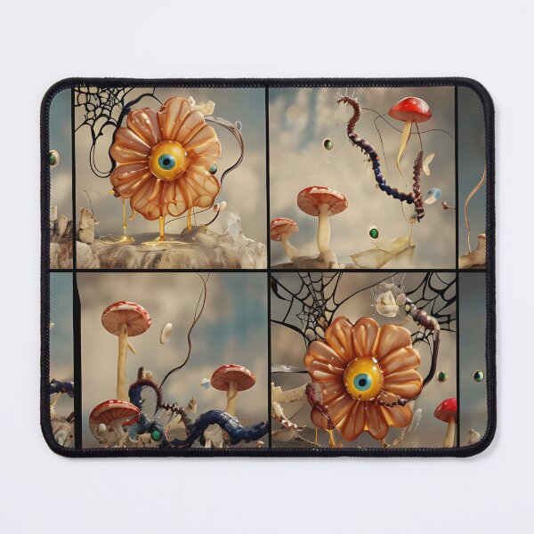 Item preview, Flowery Mushroom Mayhem designed and sold by Monstermosh37.