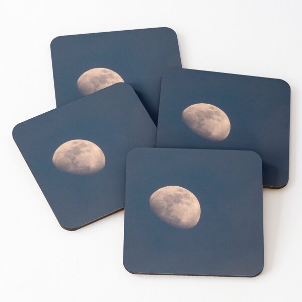 Item preview, Waning crescent moon photography. Detailed image of the lunar surface. designed and sold by AtelierDigital.