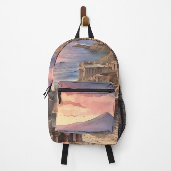 Item preview, Vibrant Pompeii: Ancient Sunset Canvas designed and sold by LSVart.