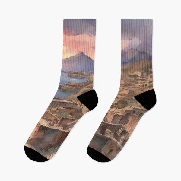 Item preview, Vibrant Pompeii: Ancient Sunset Canvas designed and sold by LSVart.