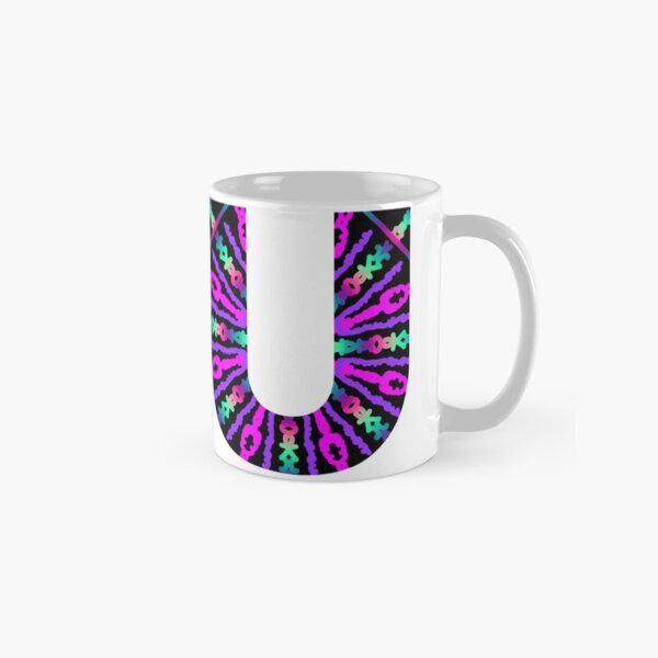 KALEIDOSCOPE LETTER U Classic Mug