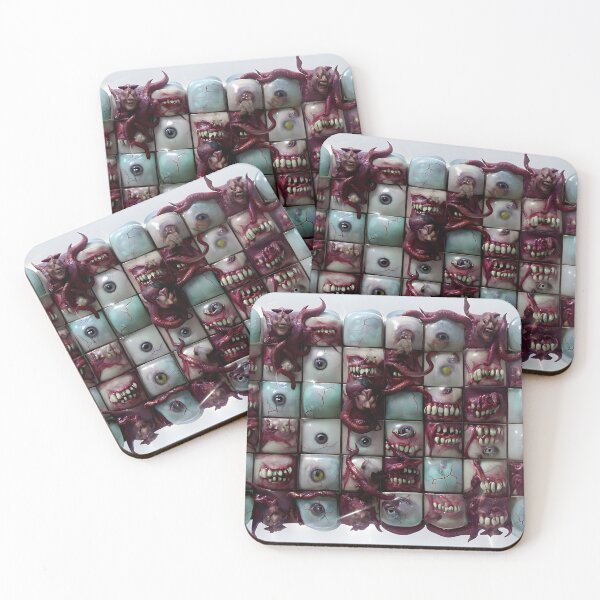Item preview, Nightmare candy tiles designed and sold by Monstermosh37.
