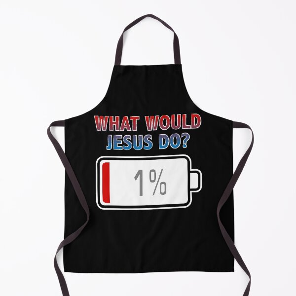 Item preview, What Would Jesus Do? with Battery at 1% designed and sold by Moodific.