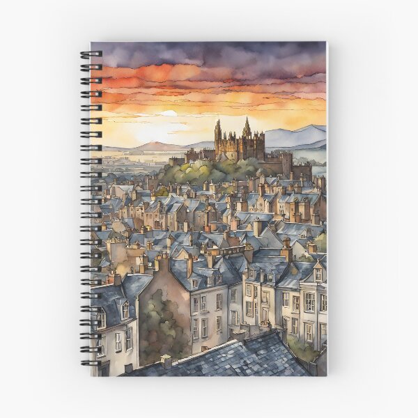 Item preview, Edinburgh Elegance: Castle at Sunset designed and sold by LSVart.