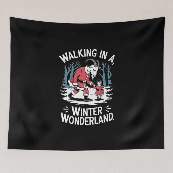 Item preview, Retro Funny Walking in a Winter Wonderland Christmas design – Perfect for Holiday Celebrations designed and sold by love3617.