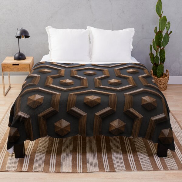 Item preview, wooden hexagon mosaic designed and sold by Girih.