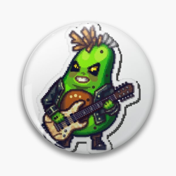 Item preview, Pixel Punk Avocado designed and sold by DuodecimStudio.
