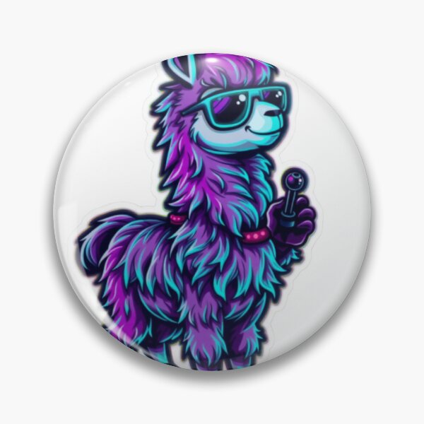 Item preview, Retro Arcade Llama designed and sold by DuodecimStudio.