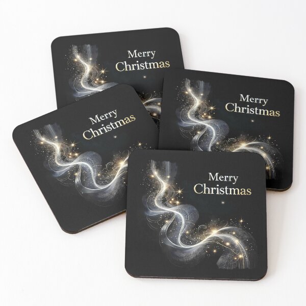 Item preview, Elegant Festive Swirl with Golden and Silver Sparkles designed and sold by CoolVisionStd.