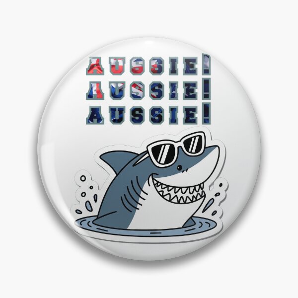 Item preview, Aussie, Aussie, Aussie: Ataque de tiburón designed and sold by PING 999 STUDIO.