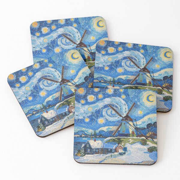 Item preview, Christmas - Starry Night Christmas Card  designed and sold by CanvasCarousel.