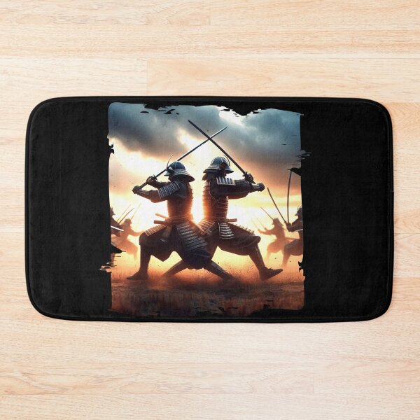 Item preview, Epic Samurai Battle Scene - Warriors on the Battlefield designed and sold by Hungry-Murphy.