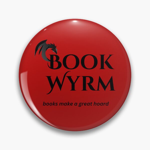 Artikelvorschau, Buch Wyrm - s/w entworfen und verkauft von Writerly Musings.