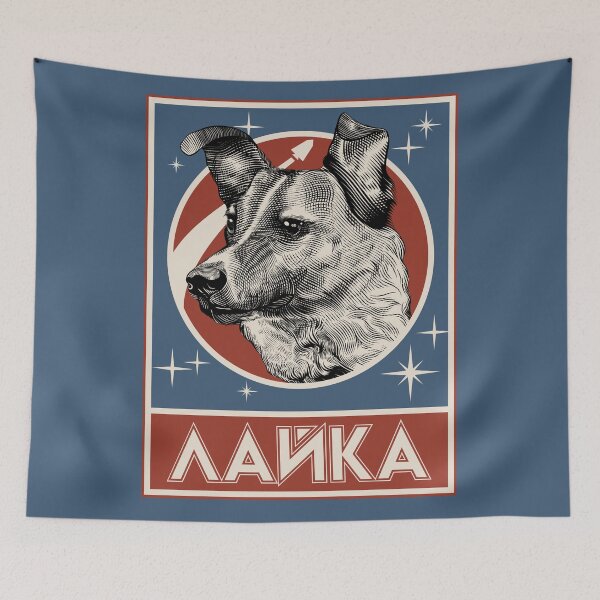 Item preview, Soviet Space Dog Laika designed and sold by Beltschazar.
