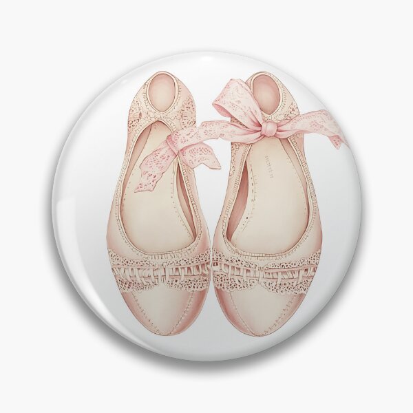 Item preview, Retro poster pink ballerina pointe shoes, retro pointe shoes for ballet designed and sold by AlinaMalina24.