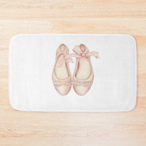 Item preview, Retro poster pink ballerina pointe shoes, retro pointe shoes for ballet designed and sold by AlinaMalina24.