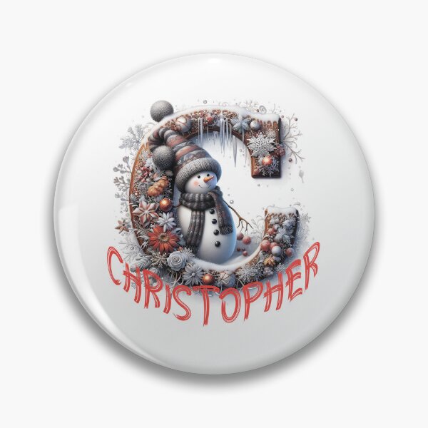 Item preview, Name Christopher. My name is Christopher. Christmas initial. designed and sold by MagelliShop.