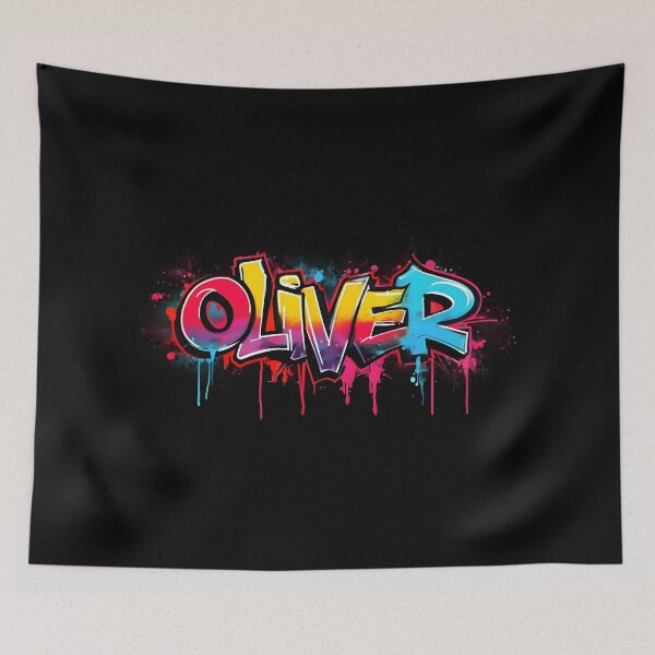 Item preview, Graffiti Name Oliver designed and sold by fantasyMASTER.