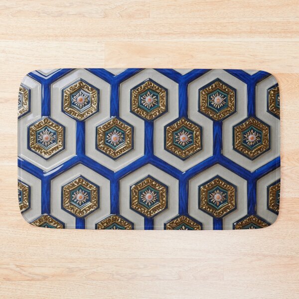 Item preview, blue-gold mosaic designed and sold by Girih.