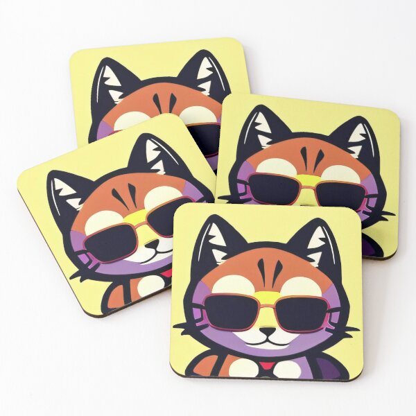 Item preview, Cool Cat with sunglasses  designed and sold by ShopTwentyFour.