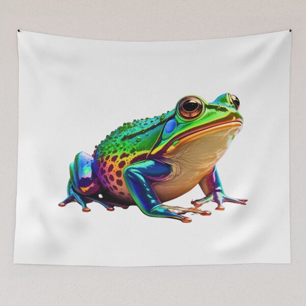 Item preview, Multicoloured Chrome Frog designed and sold by RvinJo8.