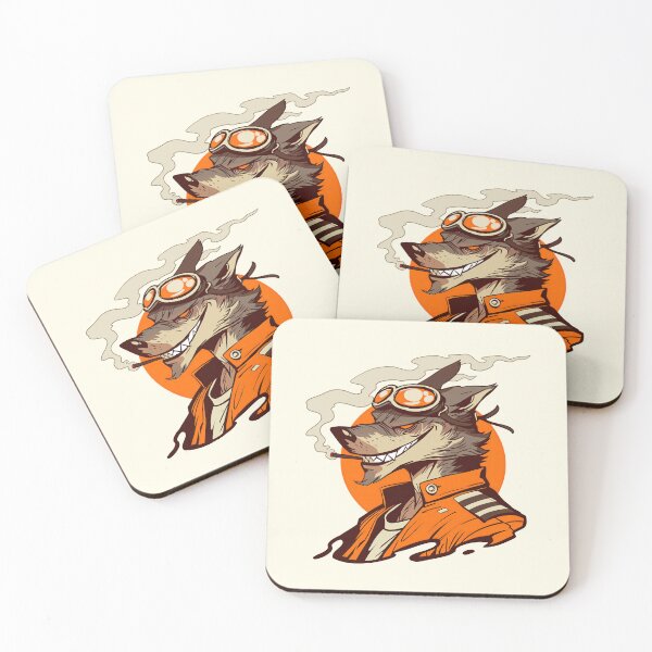 Item preview, Coyote Cafe Racing Cartoon designed and sold by blackdogshop.