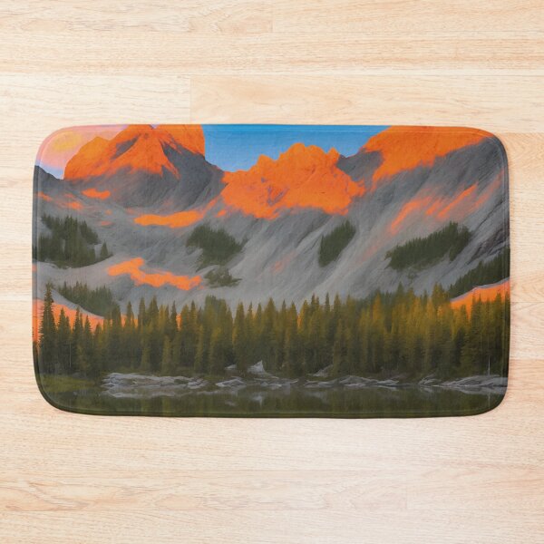 Item preview, Reflection of the Mountains at Dawn designed and sold by DesignMapachiss.