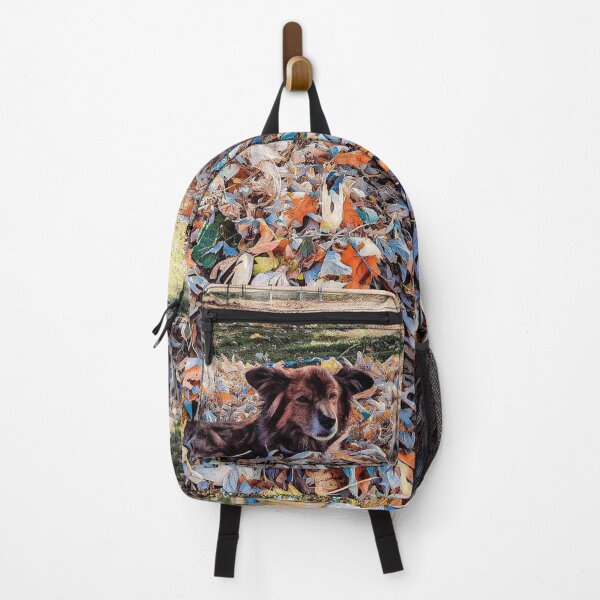 Item preview, Dog in leaves designed and sold by J+J Photography.