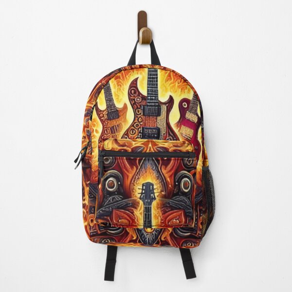 Artikelvorschau, Feuriges Gitarren-Mandala – mit RexVibes-Vibe entworfen und verkauft von RexVibes.