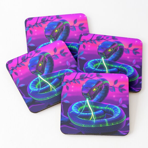Item preview, Neon Horoscope snake designed and sold by ThranDesigns.