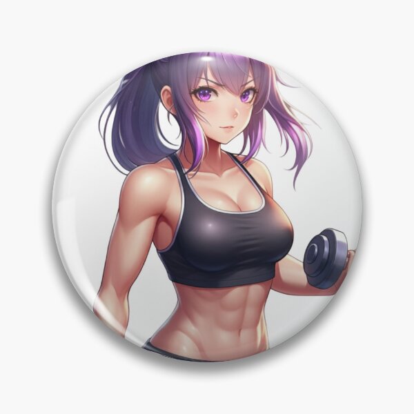 Item preview, Kawaii Strength: Anime Girl in the Gym designed and sold by panchoflex.