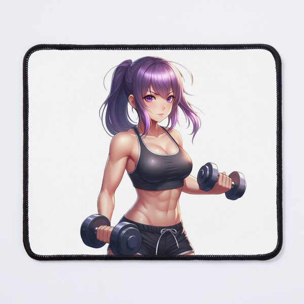 Item preview, Kawaii Strength: Anime Girl in the Gym designed and sold by panchoflex.