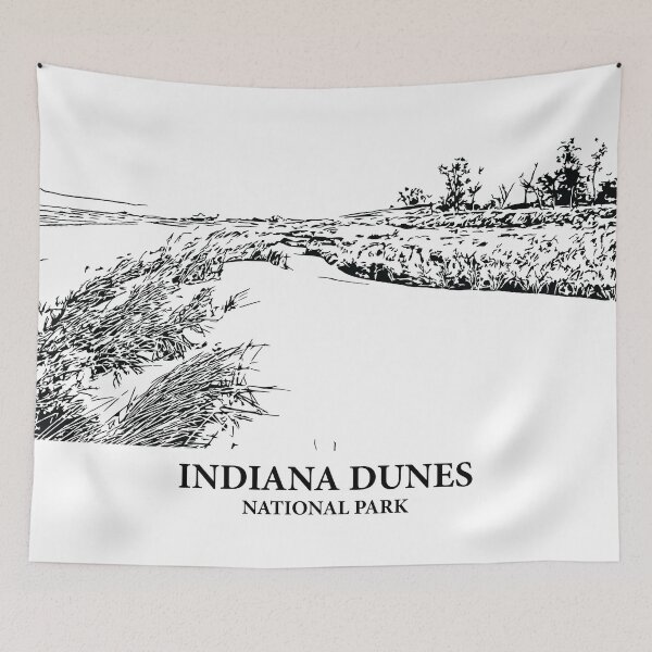Item preview, Indiana Dunes National Park designed and sold by Lakeric Cityscapes.