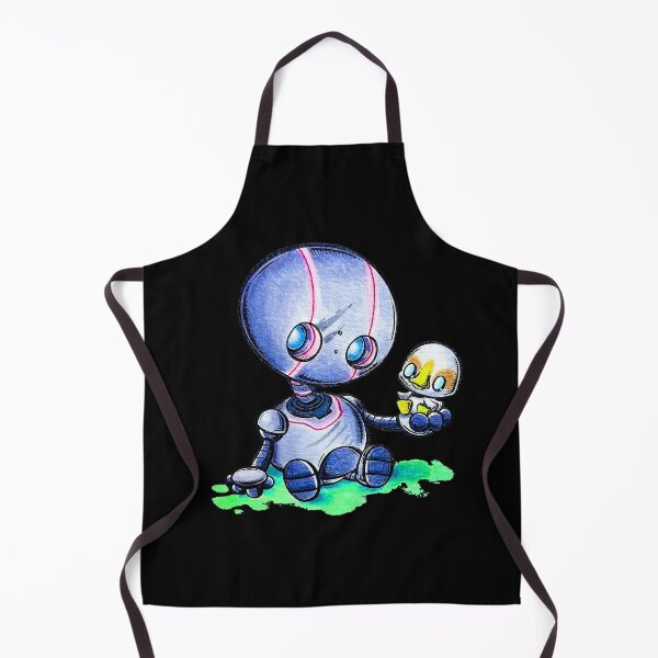 Item preview, the mother robot and baby duck designed and sold by diannamante.