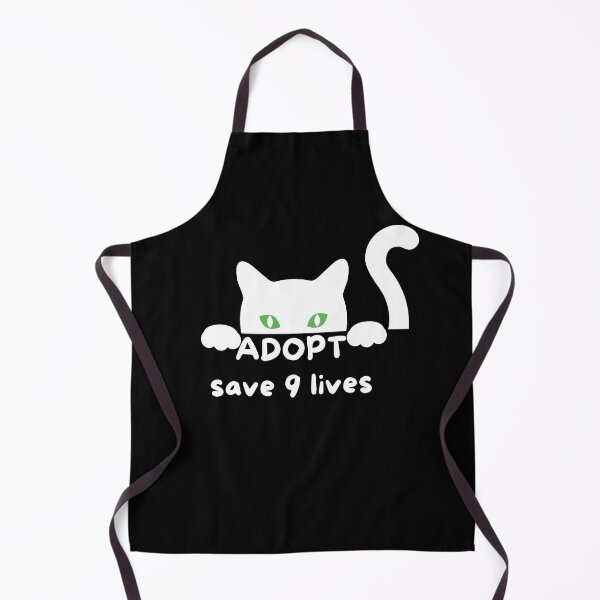 Item preview, Adopt - Save 9 Lives - white designed and sold by VasInd.
