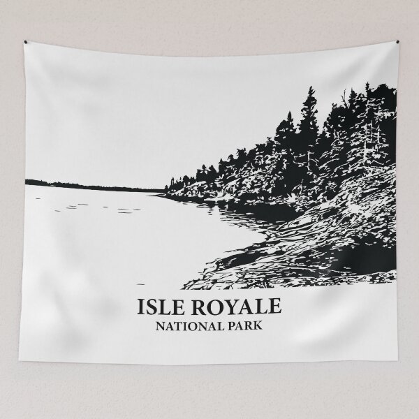 Item preview, Isle Royale National Park designed and sold by Lakeric Cityscapes.