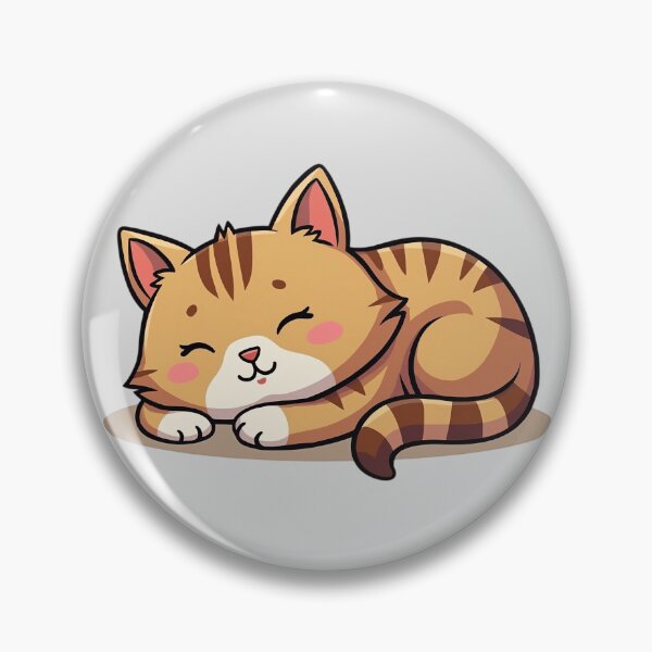 Aperçu de l'œuvre Illustration d'un chaton endormi créée et vendue par RobertHun.