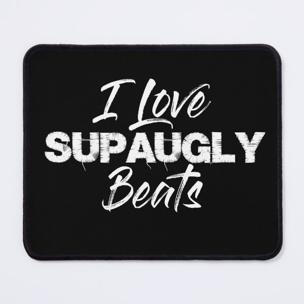 Item preview, I Love SupaUgly Beats - black designed and sold by thaleftovas.
