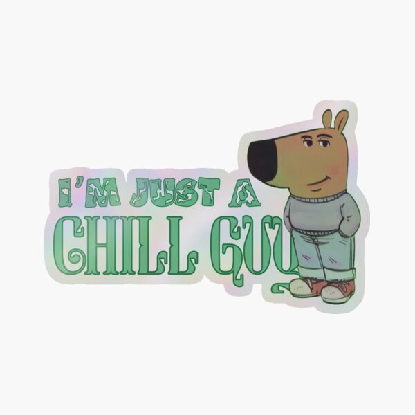 Item preview, Im just A chill guy  designed and sold by Wizard-shop1.