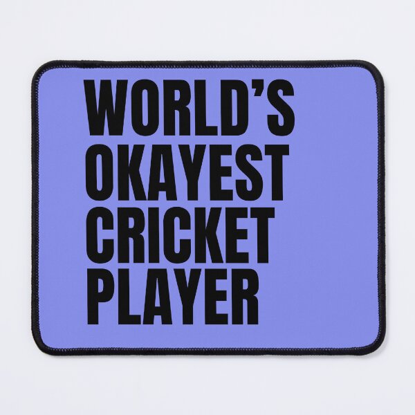 Item preview, World's Okayest Cricket Player - Black designed and sold by Cutsandsparks.