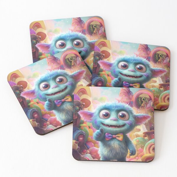 Item preview, Fuzzy friend in sweet candy world! designed and sold by Monstermosh37.