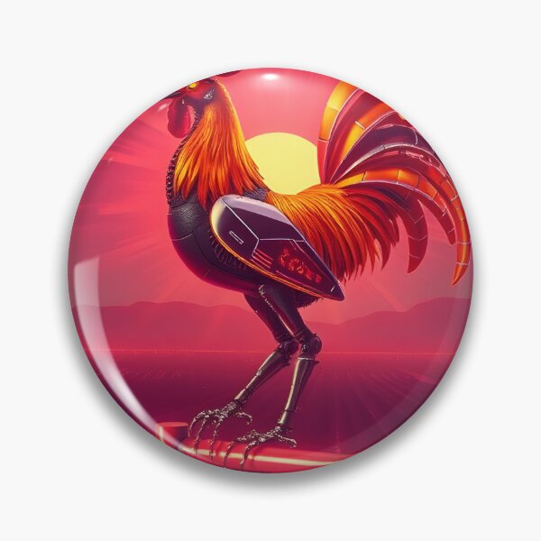 Item preview, Neon Horoscope Rooster designed and sold by ThranDesigns.
