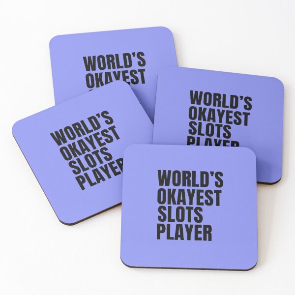 Item preview, World's Okayest Slots Player - Black designed and sold by Cutsandsparks.
