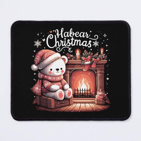 Item preview, Polar Bear Bear Christmas Fireplace Gift designed and sold by Pineapple-Tree.