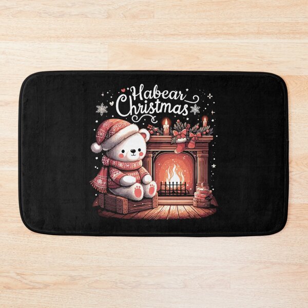 Item preview, Polar Bear Bear Christmas Fireplace Gift designed and sold by Pineapple-Tree.